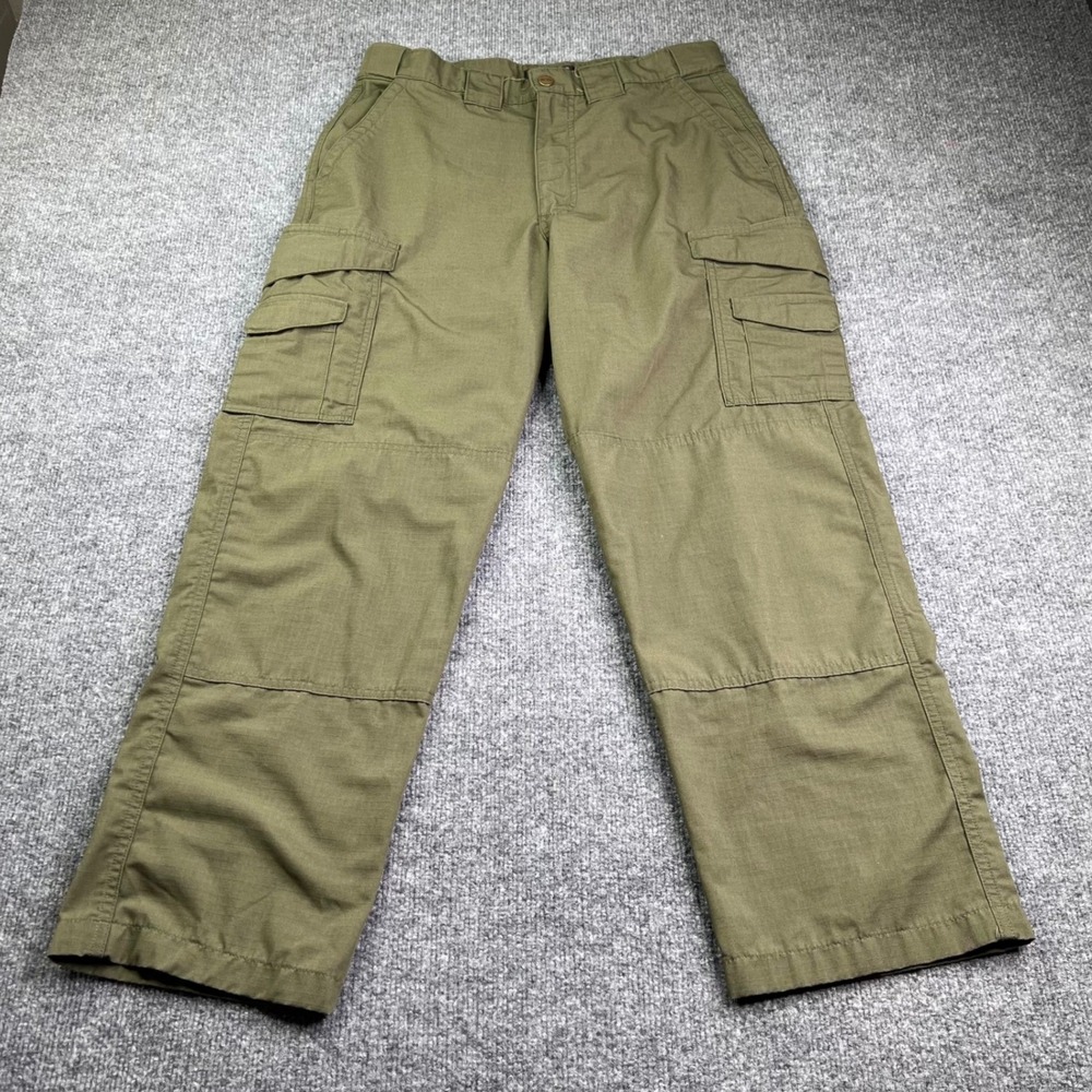 Tru-Spec Cargo Pants Men 32x30 Green Tactical Ripstop Military Style 24-7 Series